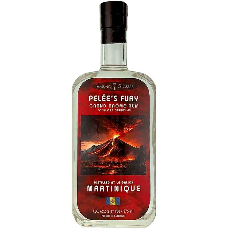 Raising Glasses Pelee's Fury Martinique Grand Arome Rum