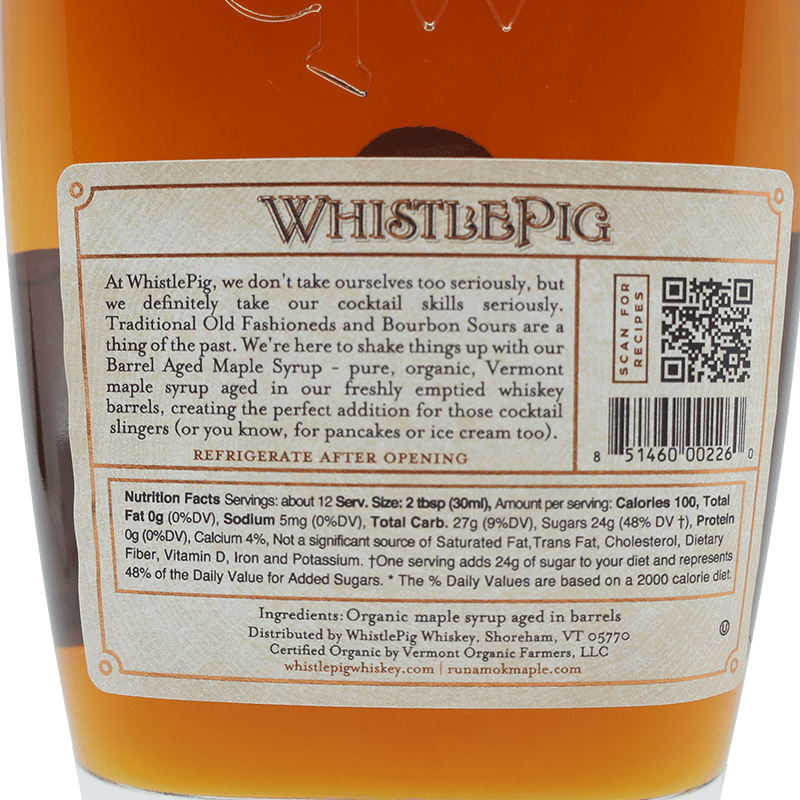 WhistlePig Maple Syrup