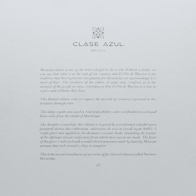 Clase Azul Joven Special Edition Dia De Muertos Colores 2022 Edition