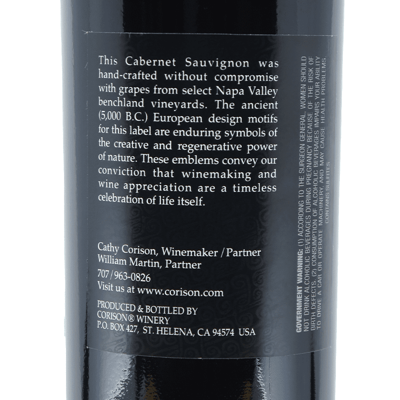Corison Cabernet Sauvignon Napa Valley 2021