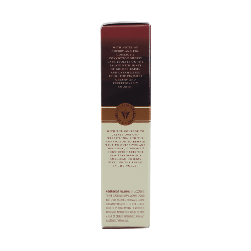 Courage & Conviction Sherry Cask American Single Malt Whiskey (50ml)