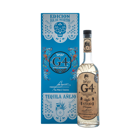 G4 Día de Muertos Añejo Tequila (Blue Box)