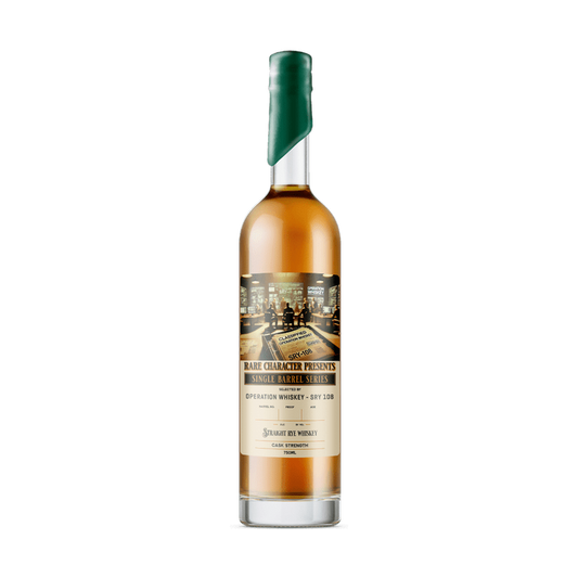 Rare Character Operation Whiskey SRY-108 Single Barrel Straight Rye Whiskey