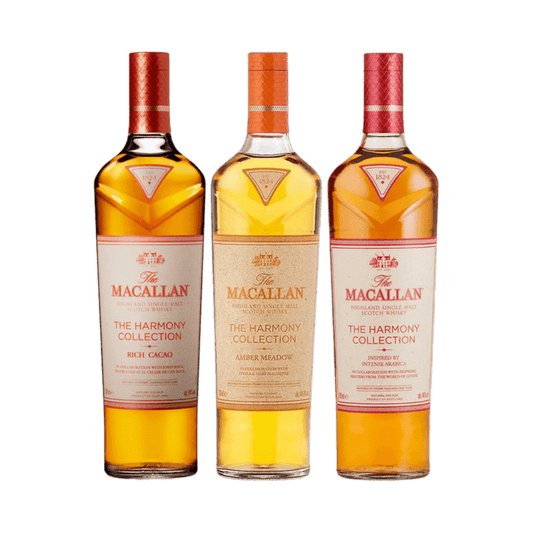 The Macallan Harmony Collection Bundle: Amber Meadow, Arabica, and Cacao