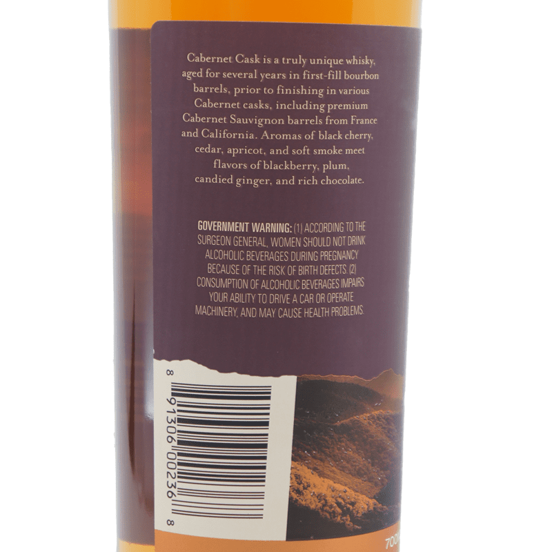 Virginia Distillery Co. Cabernet Cask Select American Single Malt Whisky