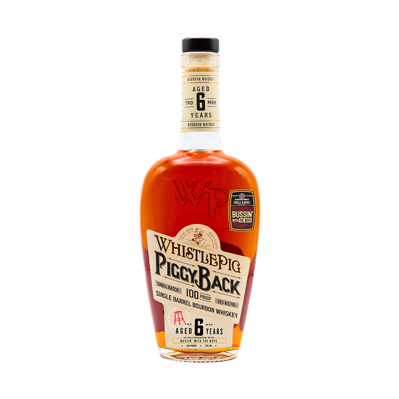 WhistlePig PiggyBack Bussin' With The Boys 6 Year Old Single Barrel Bourbon Whiskey