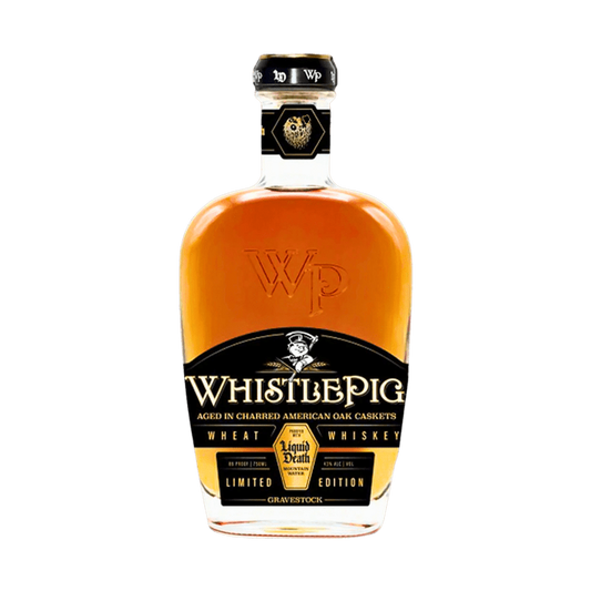 WhistlePig X Liquid Death Gravestock Wheat Whiskey